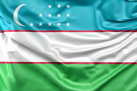 Flag of Uzbekistan