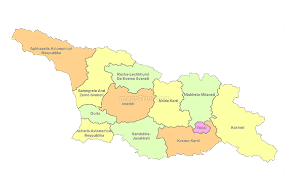Map of Georgia